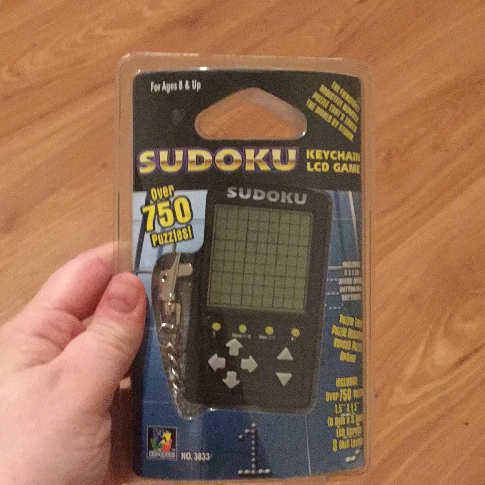 Sudoku keychain LCD game